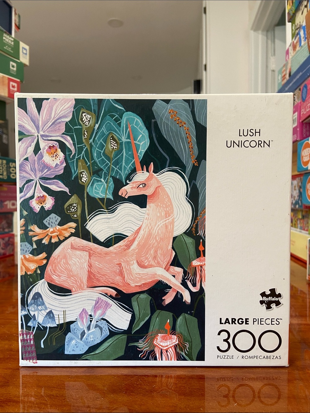 Buffalo Lush Unicorn - 300 Large Piece Puzzle